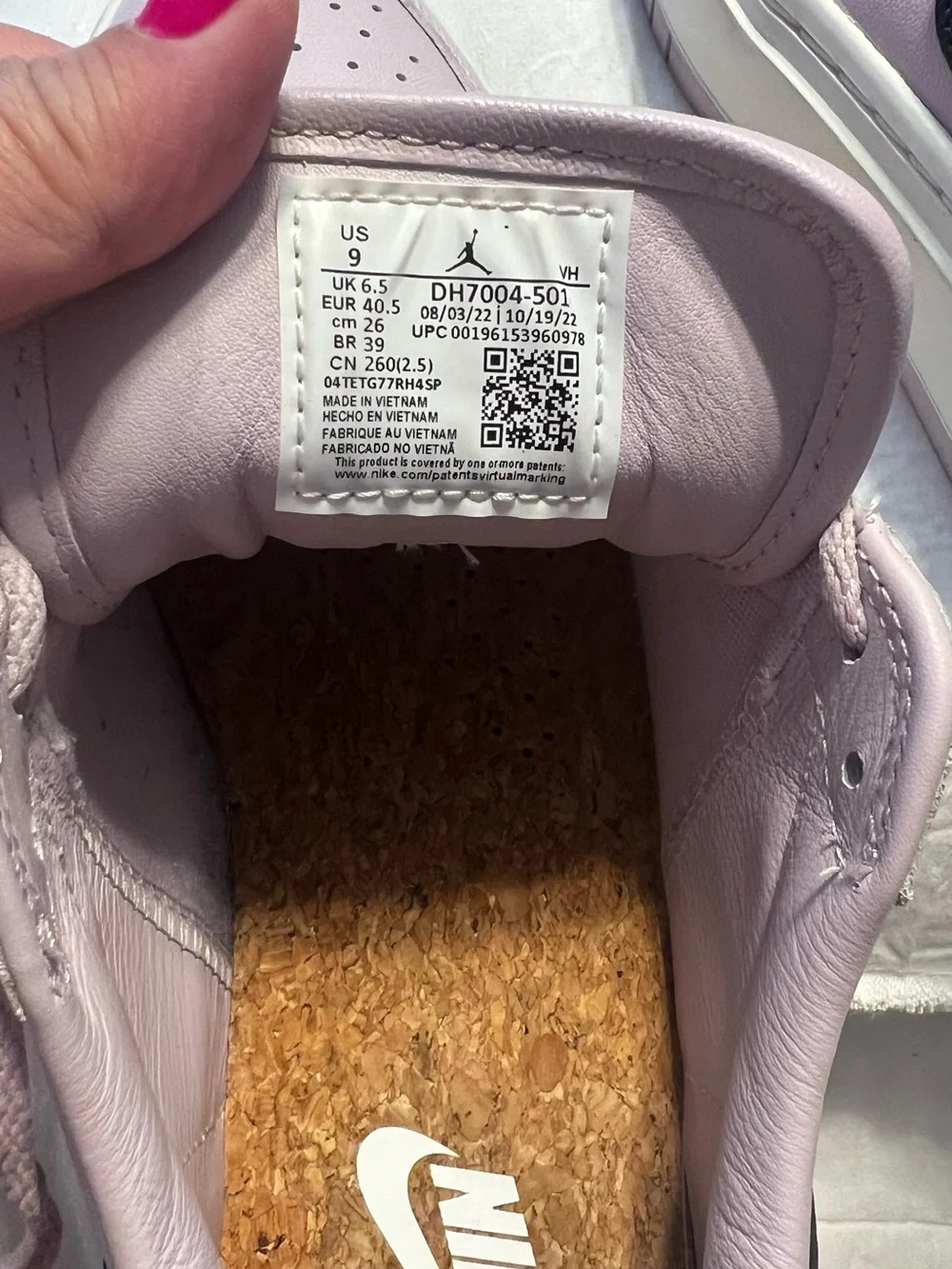 Nike Air Jordan 1 Elevate Low 'Iced Lilac | Women’s Size 9